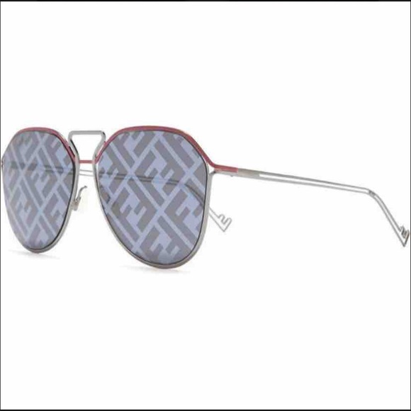 Fendi 60 aviator sunglasses - Picture 8 of 9